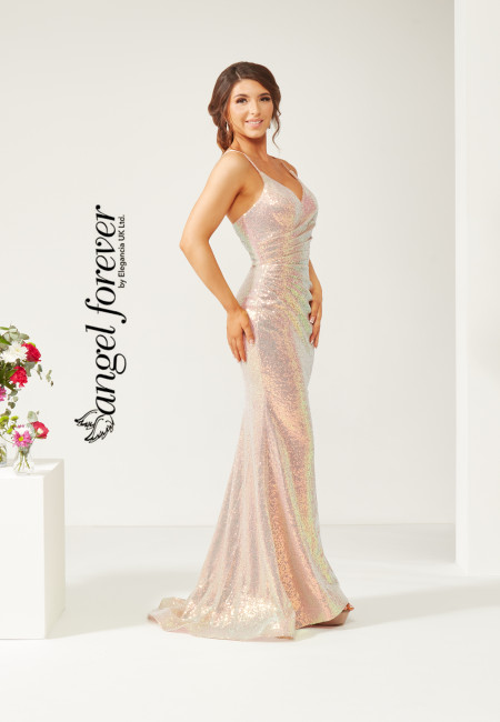 Angel Forever Sequin Prom / Evening Dress (Available in Lilac and Teal)
